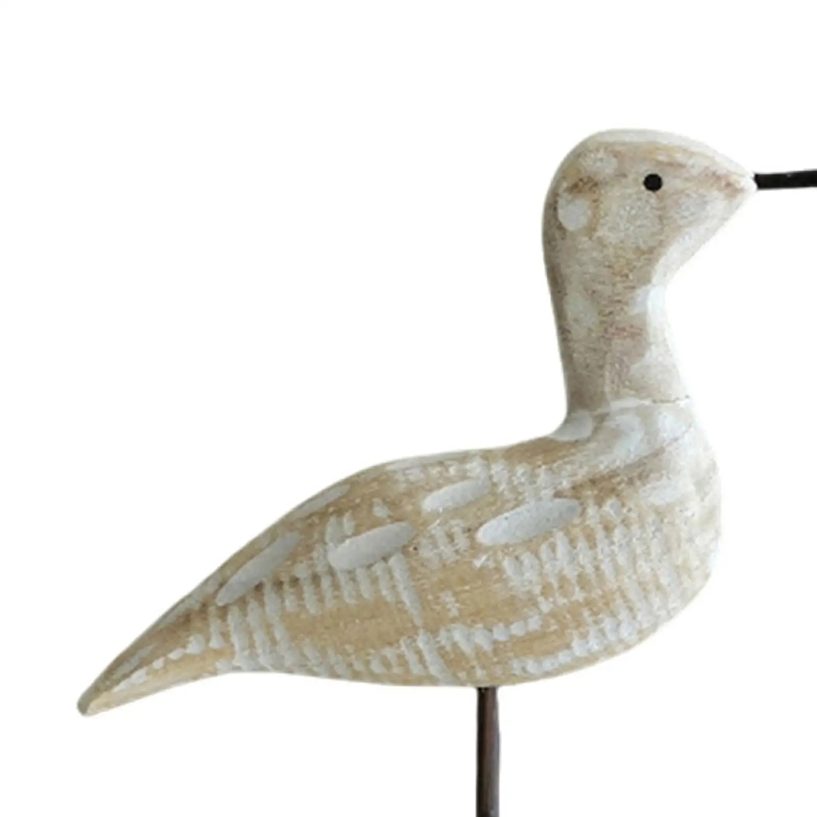 2x статуя чайки с основанием украшение для стола износостойкая деревянная