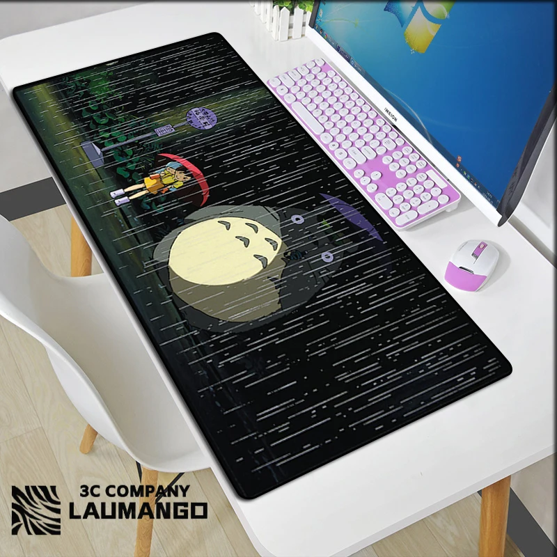 

Totoro Anime Mouse Pad Xxl Desk Mat Gamer Keyboard Gaming Cabinet Mouse Large Accessories Mousepad Extended Mats Carpet Pc Mice