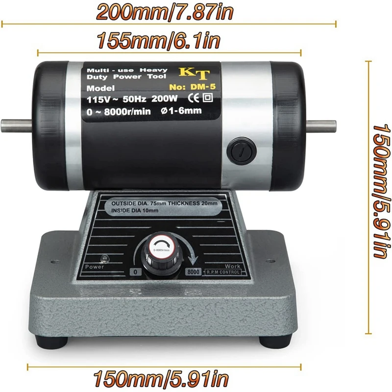 Настольный буферный полировщик для ювелирных изделий настольный шлифовальный