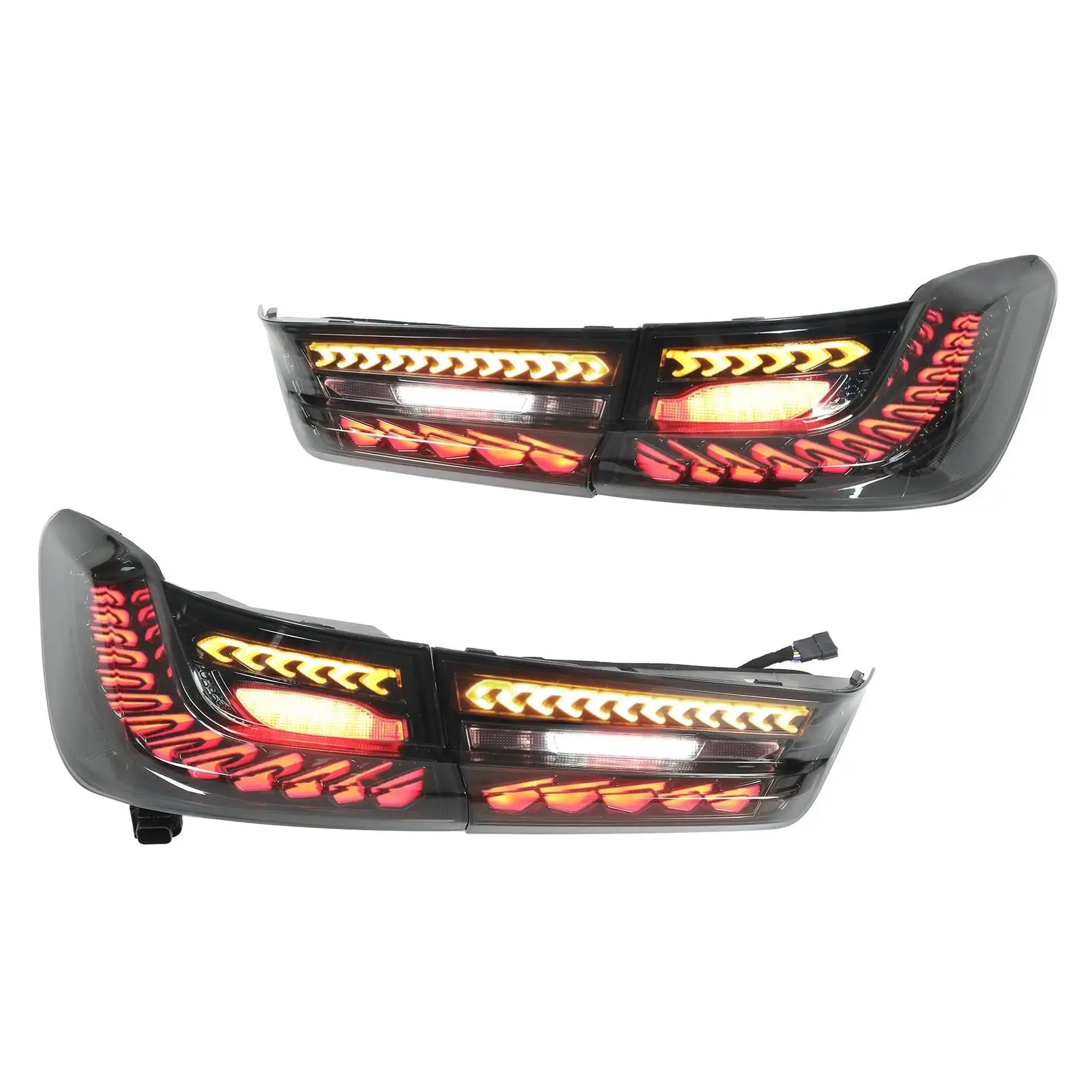 2 шт. задние фары левая и правая Дымчатая линза IP67 водонепроницаемая для BMW 3 серии