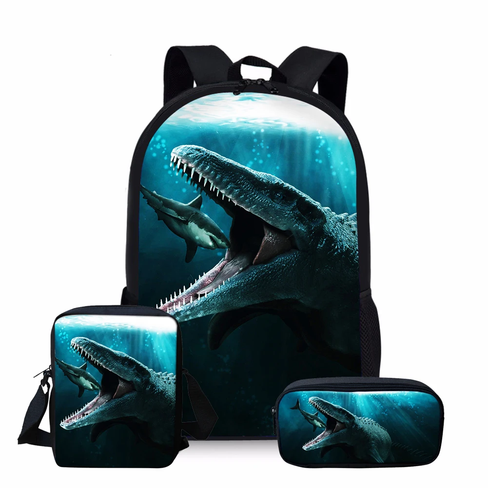 Жестокий зверь дизайнерские школьные сумки для мальчиков, классный индивидуальный рюкзак для ноутбука, 3 шт. пенала, дорожная сумка, бесплат...