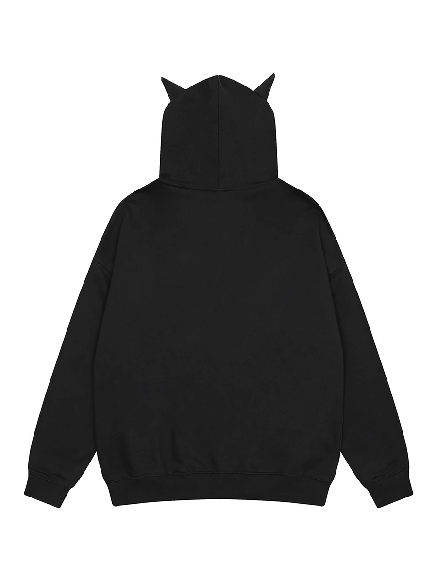 

Женская и мужская Толстовка Y2k на молнии с рисунком