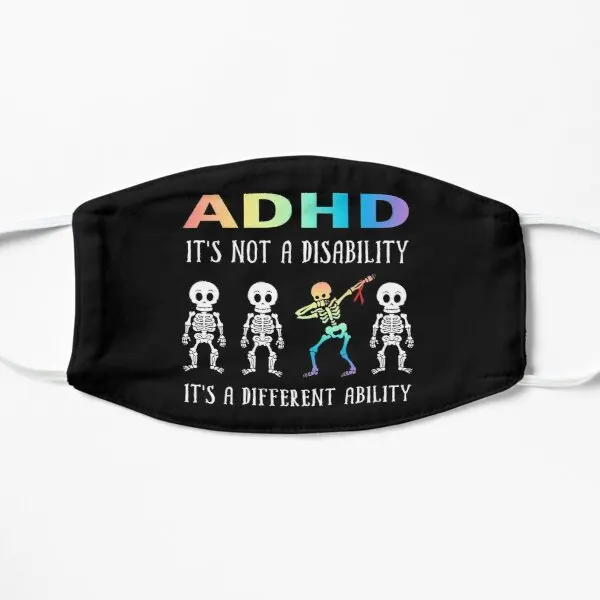 

Adhd It Is Not Disability It Is A Differen Printing Face Mask Dustproof Fashion Haze Protective Cartoon Reusable Washable