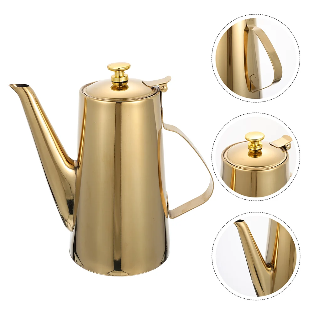 

Stainless Steel Cold Water Jug Bottle Can Cooler Olive Oil Dispenser Commercial Grease Pot Kitchen Container