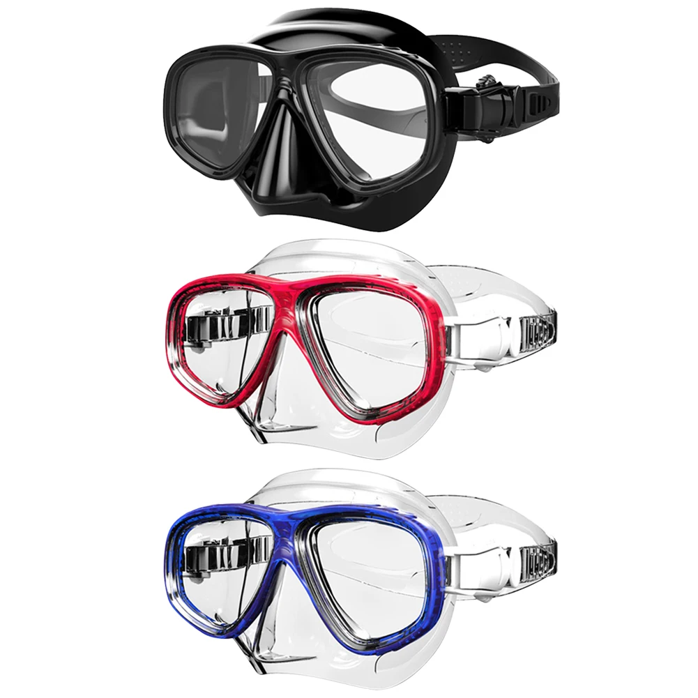 

Professional Diving Masks All-in-one Snorkeling Adult Scuba Pool Goggles Glasses with Adjustable Buckle for Water Sports