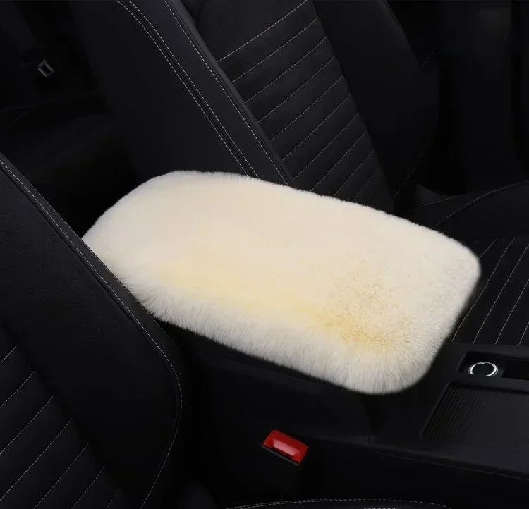 

Автомобильный подлокотник, плюшевый коврик, чехол для центральной консоли, подлокотник, украшение интерьера автомобиля, автомобильные аксессуары, интерьер
