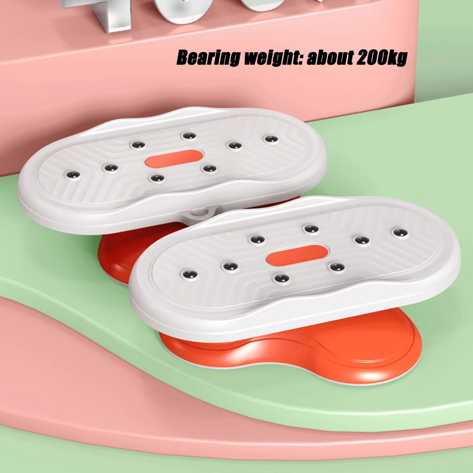 

Waist Plate Separate Twister Board Silence Waist Turntable Ergonomic Design Twisting Disc For Squats Aerobic Exercise Lunges