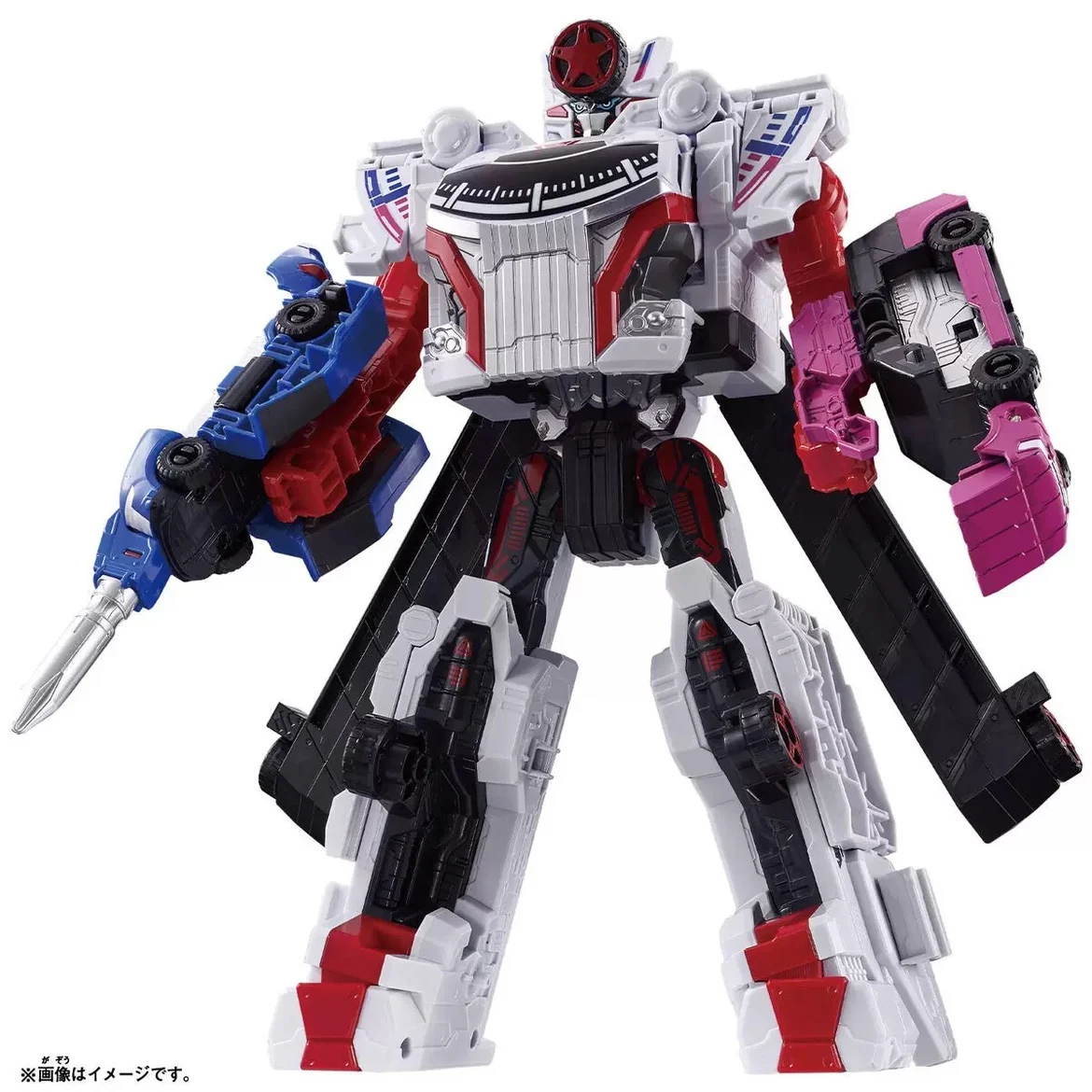 Фото В наличии: Фигурка Bandai DX Bakuage Sentai Boonboomger, Бундорио·Бунрасу, аниме-игрушка BOONBOOM CHANGER для мальчиков. №4