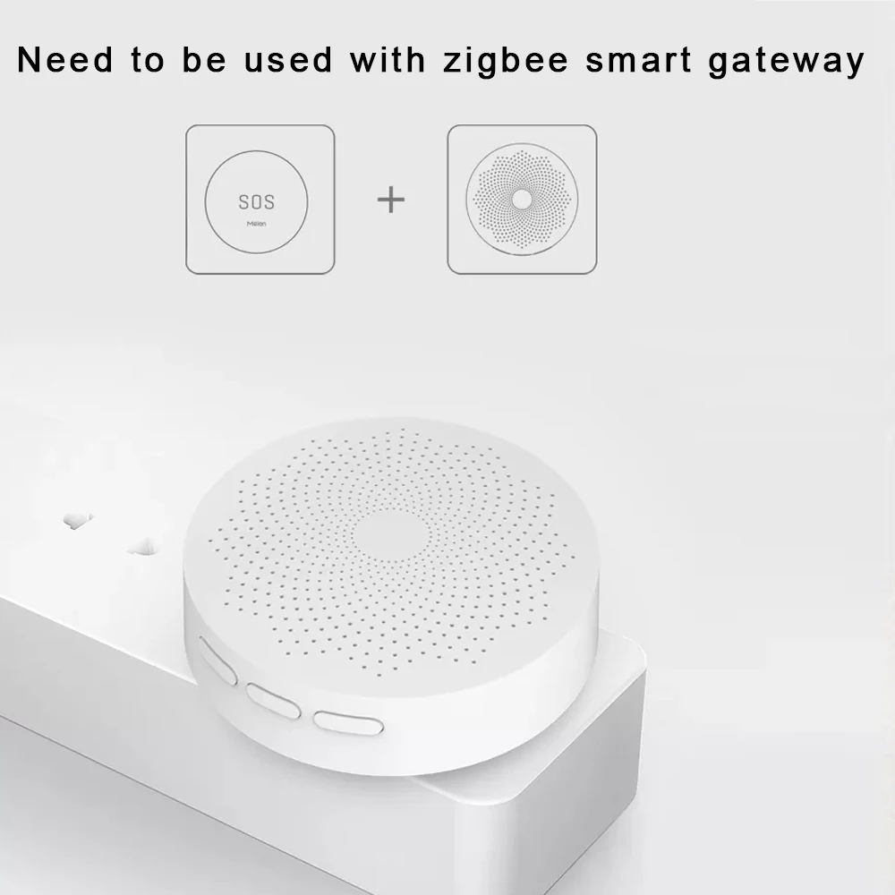 Zigbee Tuya SOS Emergency Button Home Security Protection Alarm System Alarm Button Work With Smart Life/Tuya APP and Hub(4PCS) enlarge