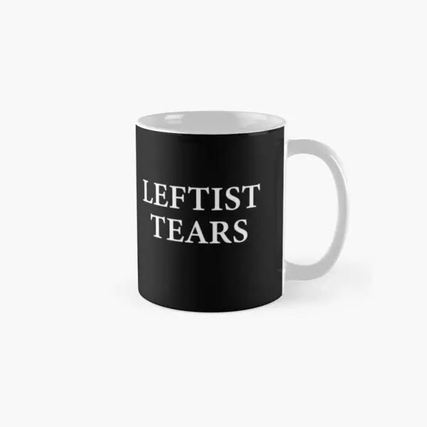 

Классическая кружка Leftist Tea rs, чашка, посуда для напитков, подарки, простая ручка с изображением чая, круглая фотопечать, дизайнерская картина для кофе