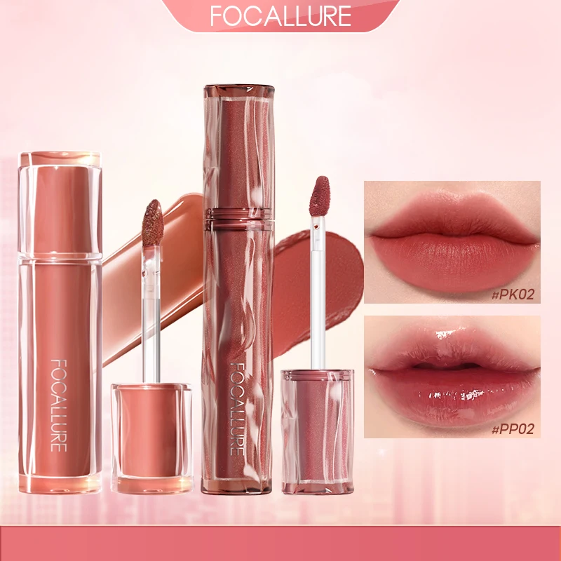FOCALLURE 2 шт./компл. матовая желеобразная зеркальная жидкая помада с антипригарным