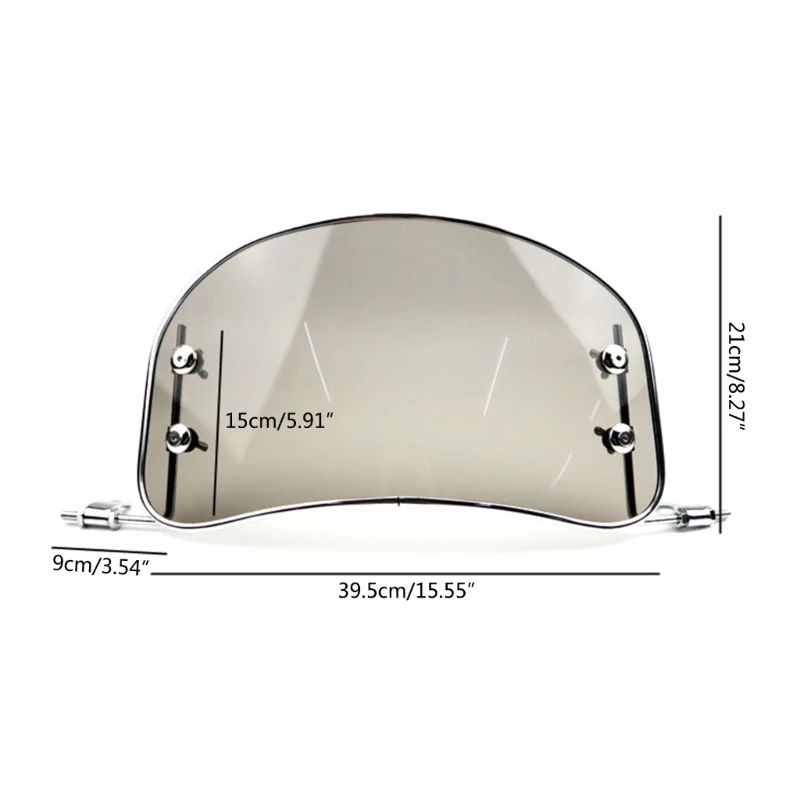 Универсальный лобовое стекло мотоцикла дефлектор ветрового стекла для скутера