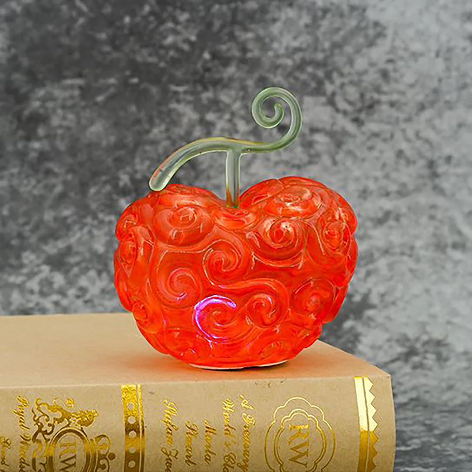 

4 Pcs Anime One Piece Figure Devil Fruit Ace Luffy Law Pvc Action Figure Model Toy Kawaii Led Light Toys Collection Figures Toys