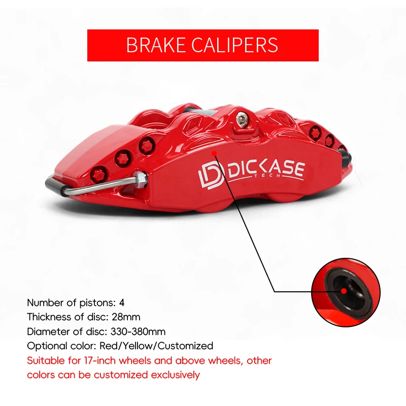 Высококачественный комплект тормозных суппортов 6-поршневой тормозной суппорт