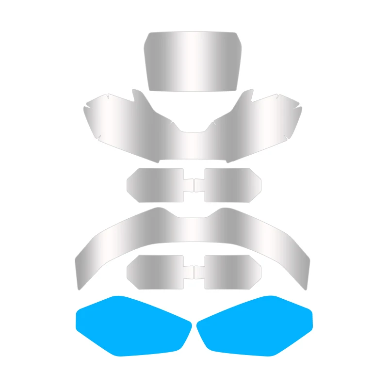 Аксессуары пленка для передней фары Защитная пленка для инструментов прозрачные наклейки для VOGE DS900X DS900x 900 DSX DSX900 2024