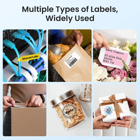 Портативный термопринтер этикеток MarkDomain M108 Bluetooth 20-50 мм