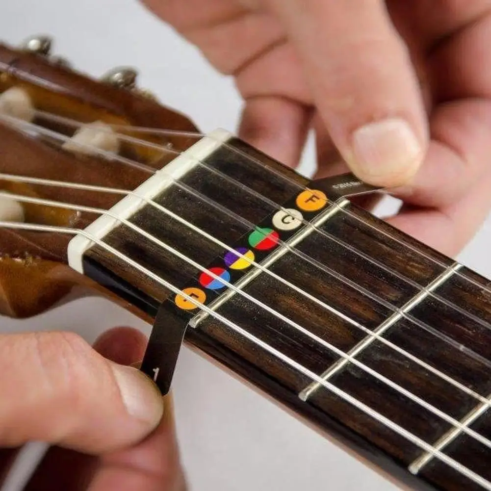 

Fretboard Notes Decal Labels Stickers Fingerboard Fret Decals For 6 String Acoustic Electric Guitarra Accessories H9u6