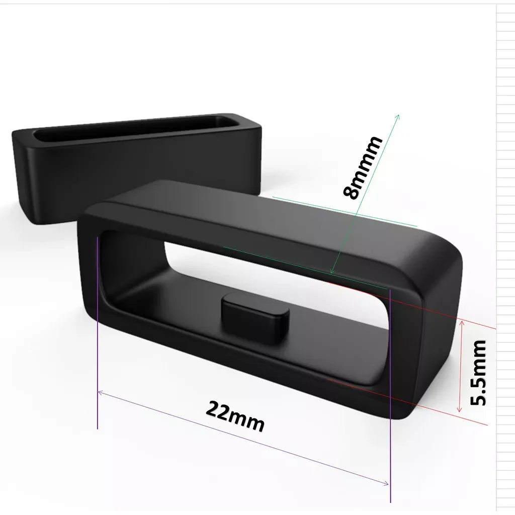 

Strap Band Safety Buckle for Garmin Fenix5/5 Plus/Forerunner 235/630/ 735XT Rubber Replacemen Rings For Samsung Galaxy Watch