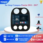 8-ядерный автомобильный радиоприемник 3G + 32G 10,1 дюймов 2din Android GPS-навигация для Jeep Compass Patriot 2011 - 2017 мультимедийный стерео видео ПК