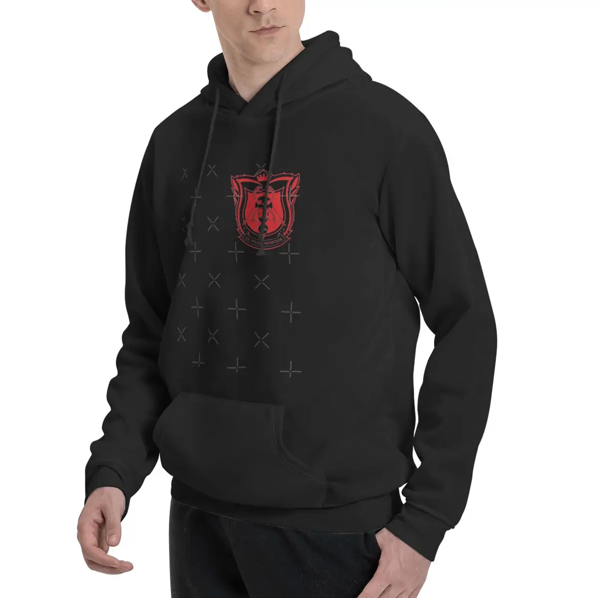 Смертельный класс в Витами Мортем красные толстовки с капюшоном стиле аниме