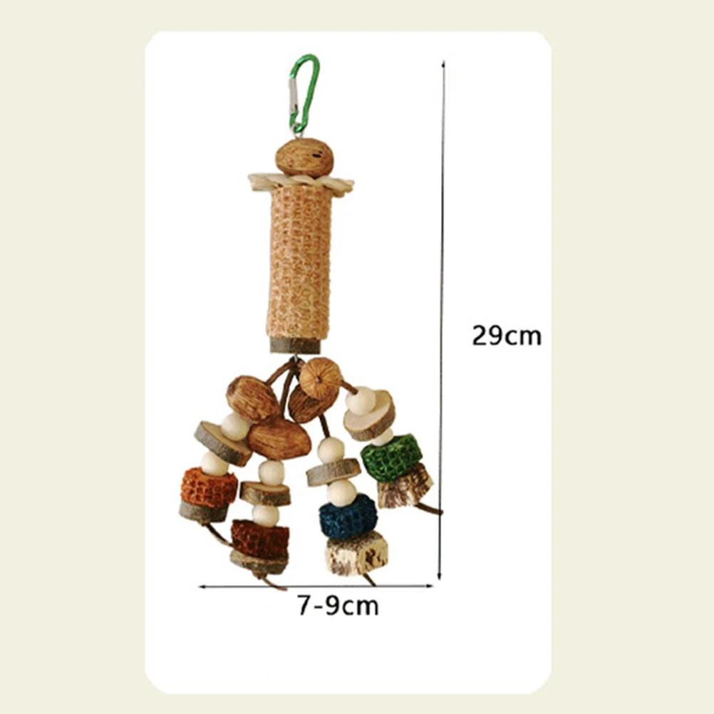 Игрушка для попугая принадлежности попугаев жевательная птица длинный хвост