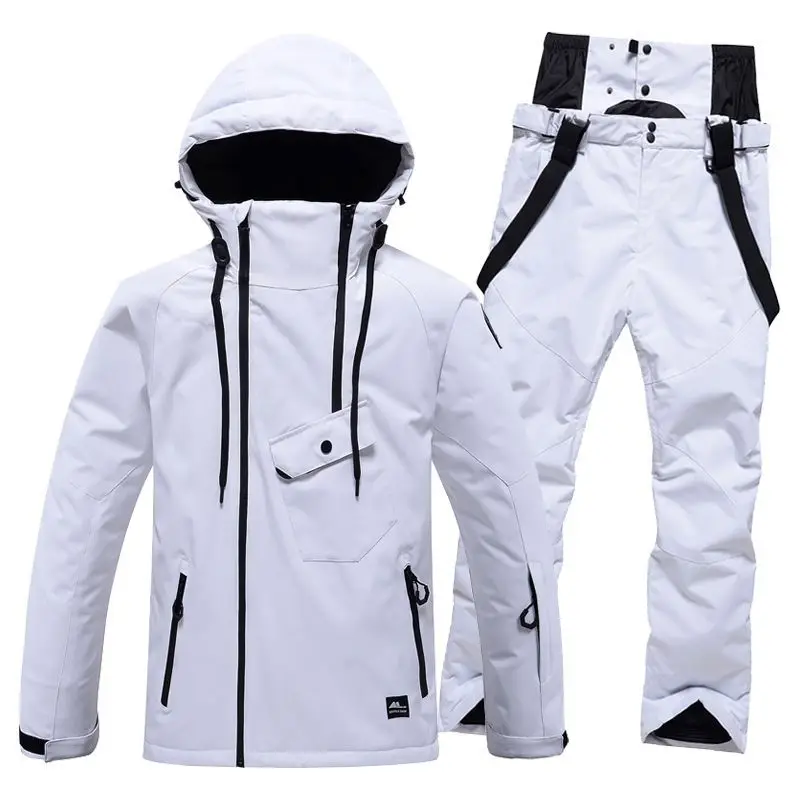 

High quality men's and women's outdoor skiing suits windproof, waterproof, thickened and warm mountain skiing suits