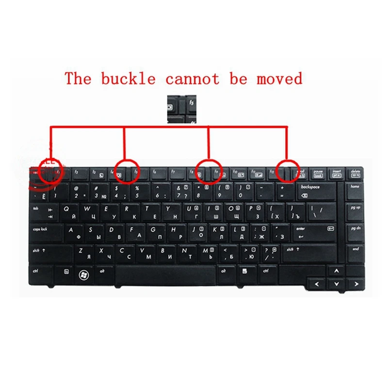 Новая Черная английская клавиатура для HP ноутбука EliteBook 8540 8540P Вт - купить по