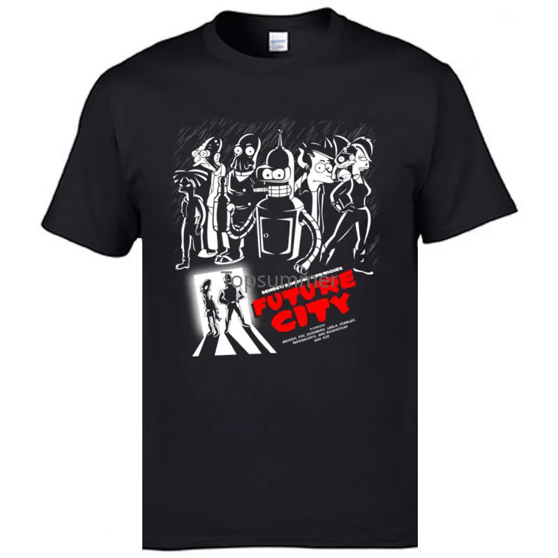 

Future City Back To The Future Bart Anime T-Shirt Youth Designer Street Tops & Tees Crewneck Summer/Autumn Cotton T Shirts Comic