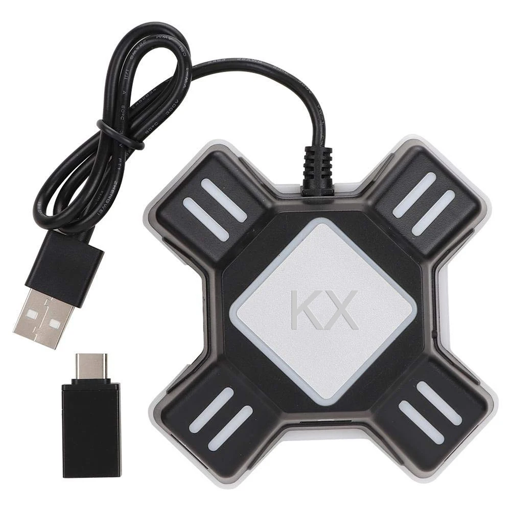 

For KX USB Game Controllers Adapter Converter Video Game Keyboard Mouse Converter for Nintendo Switch/Xbox One for PS4/PS3