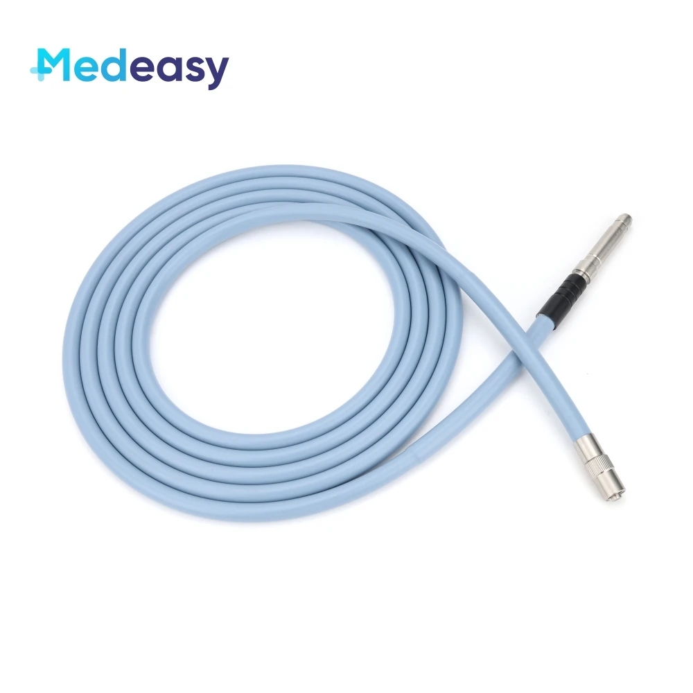 Light Guide Cable 2.5m 3m Rigid Endoscope Led Cold Light Source 4mm Fiber Optic Cable