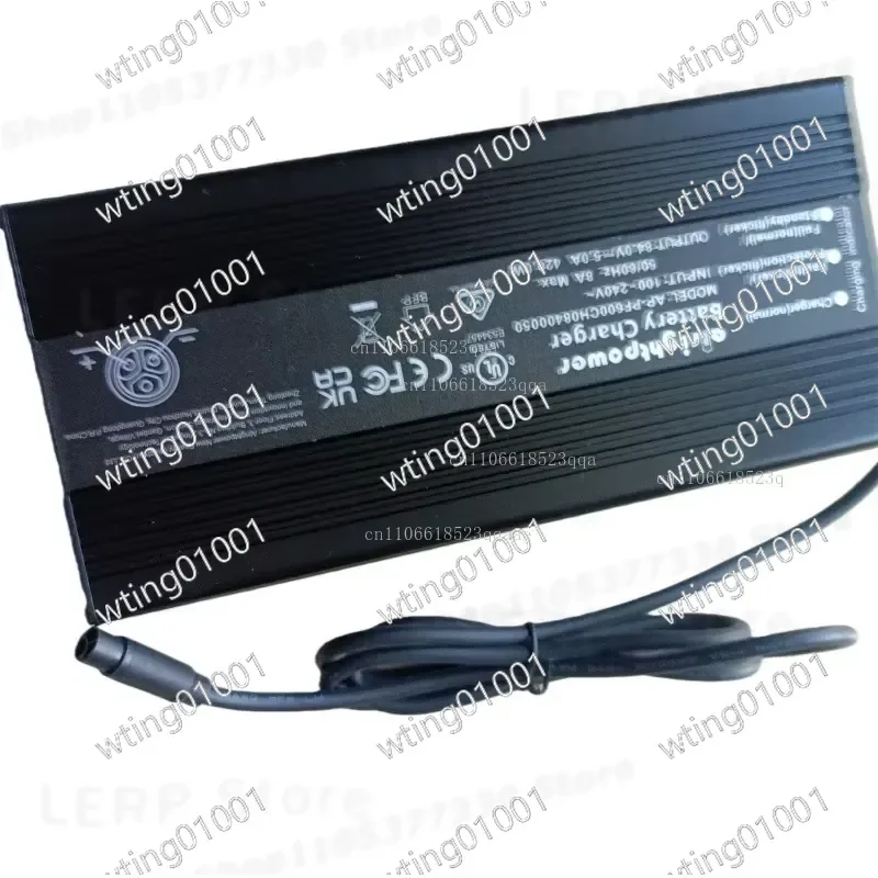Фото Блок питания INMOTION RS 84V 5A (макс. 8A, 420W) с трехконтактным адаптером, сменный аксессуар для электросамоката №2