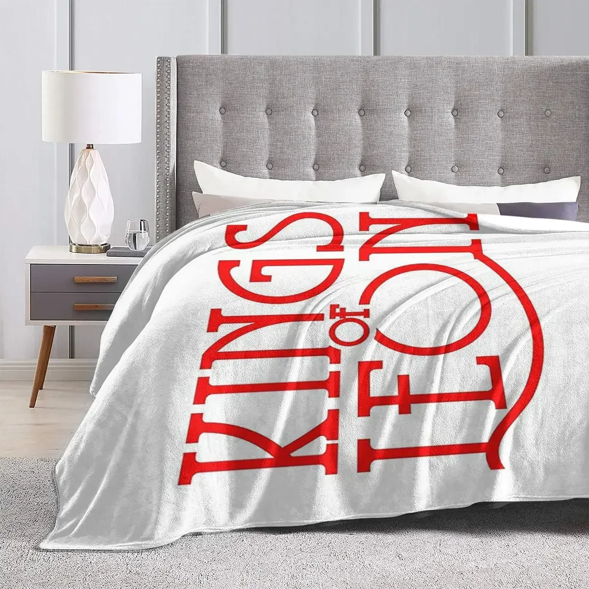 Одеяло с лучшим логотипом Короли Леона мягкое теплое Фланелевое покрывало