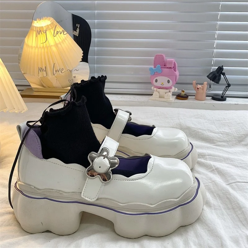 

Niche Design Sense Mary Jane Shoes Women 2022 New All-match Cloud Small Leather Shoes Thick-soled Sweet and Cool Platform Shoes