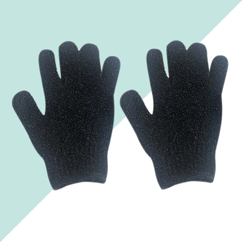 

2 PCS Body Scrub Mitt Loofah Gloves Deep Cleaning Silk Glove Exfoliator Bath Washcloth Exfoliating Gloves Miss