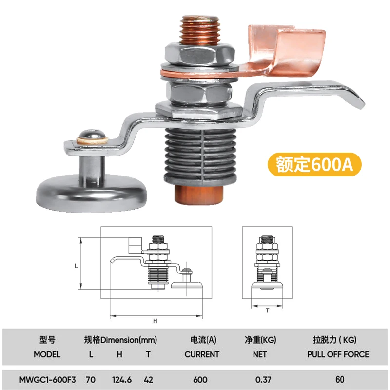 

Магнитный сварочный зажим заземления LISHUAI MWGC1