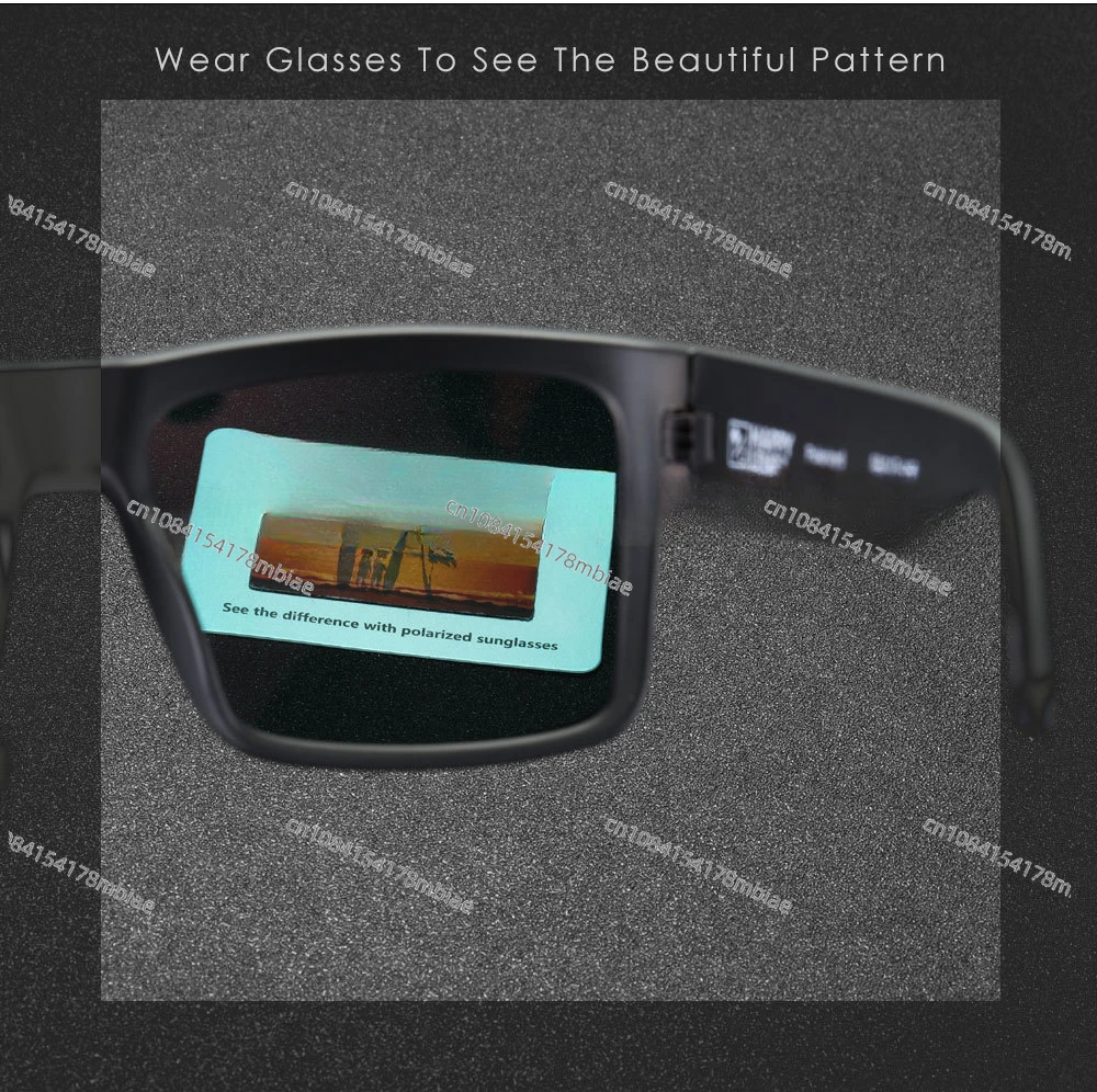 Квадратные поляризованные солнцезащитные очки для мужчин и женщин уличные с