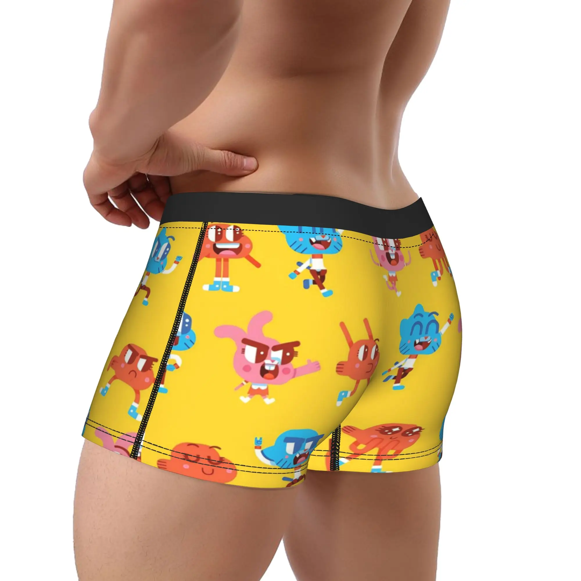 Фото Мужские трусы-боксеры Man Anaise Gumballs Darwins Underwear Amazings Gumballs, сексуальные шорты, трусы из полиэстера, размеры S-XXL. №3