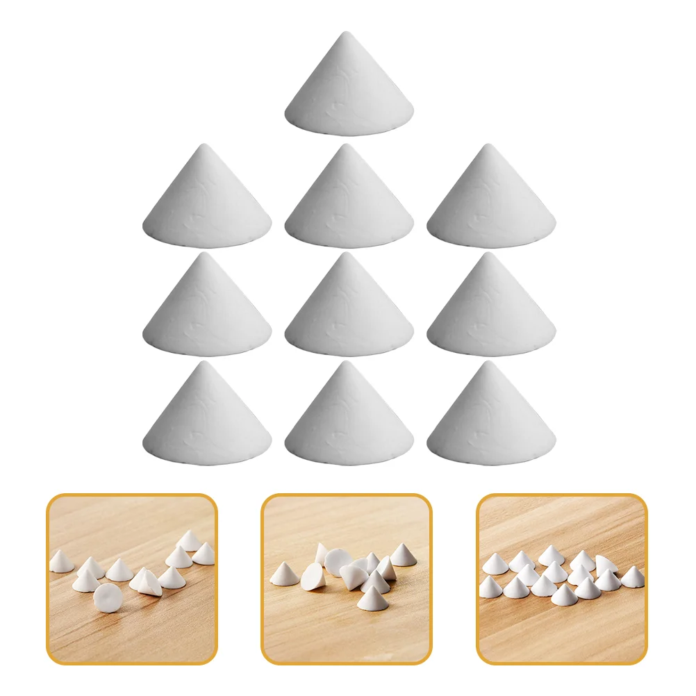 

10 Pcs Ceramic Refractory Pad Support Nail High Temperature Resistant Nails Kiln Tools