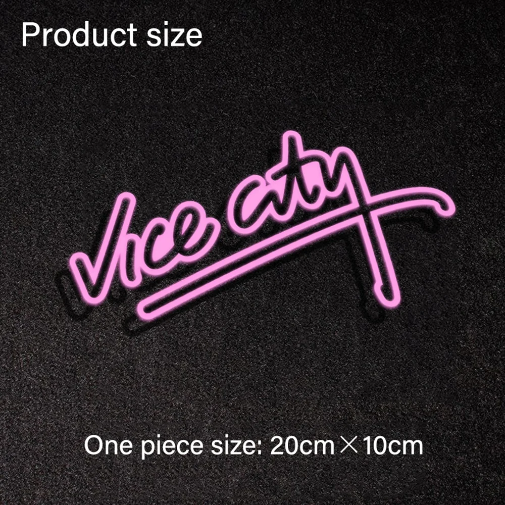 Декоративные наклейки на лобовое стекло с логотипом Gta Vice City автомобильные
