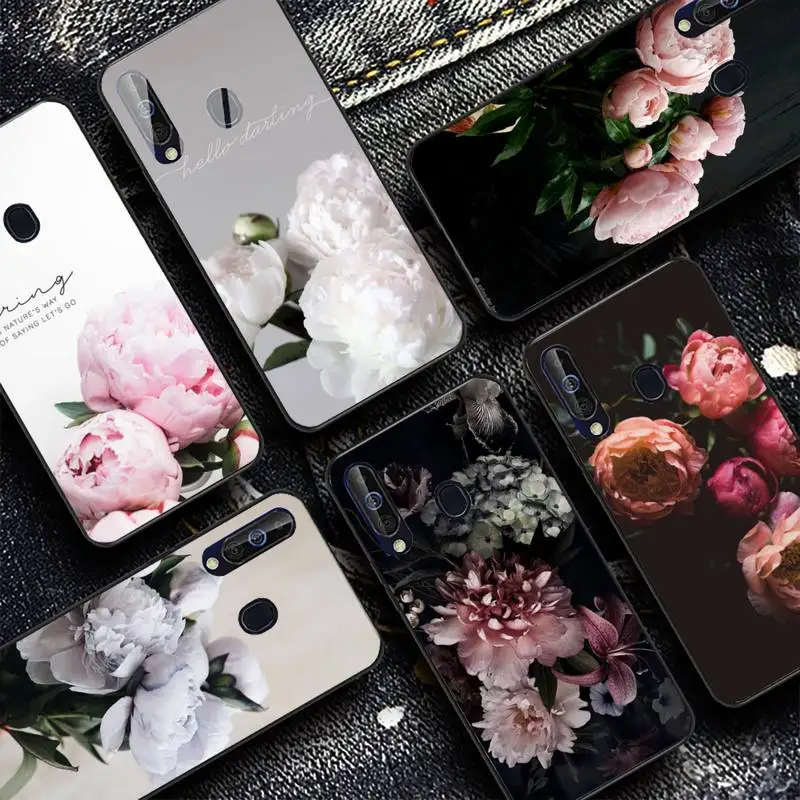 

YNDFCNB Peonies beautiful flower Phone Case for Samsung A51 01 50 71 21S 70 31 40 30 10 20 S E 11 91 A7 A8 2018