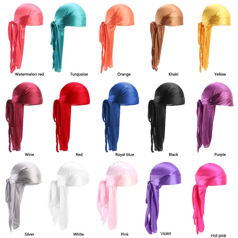 new-unisex-long-silk-satin-breathable-silky-durag-360-wave-cool-bandana-hat-turban-solid-color-headwear