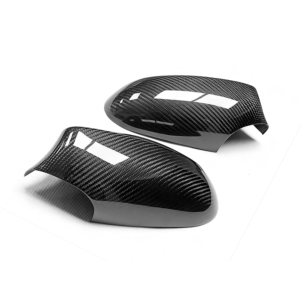 

Rearview Side Mirror Covers Cap For BMW 1 Series E81 E82 E87 E88 Pre-LCI OEM Style Dry Carbon Fiber Sticker Add On Shell