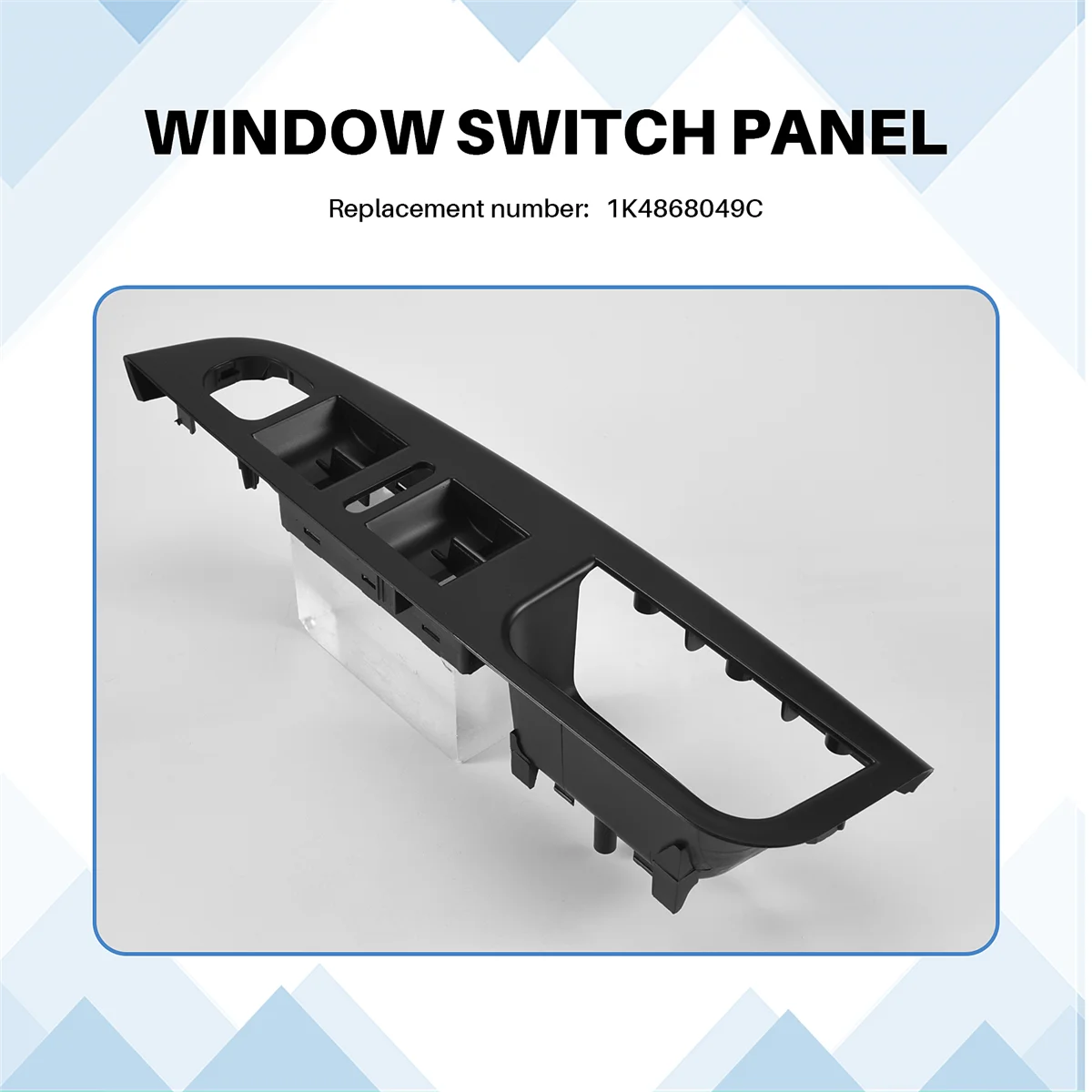 Крышка панели переключателя окна автомобиля отделка автомобильных аксессуаров