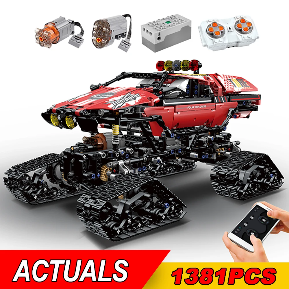 

MOULD KING 18010 High-Tech Building Toys MOC Polar Exploer Model Truck Kits Assembly Blocks Bricks Toys For Kids Christmas Gifts