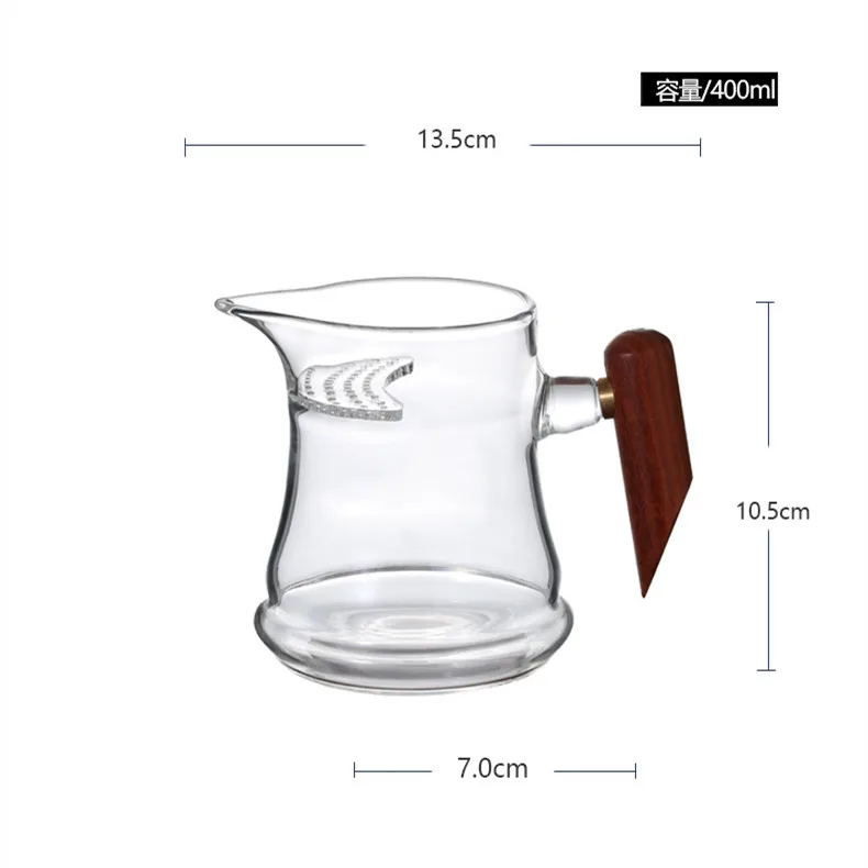 

Набор термостойких стеклянных чашек для чая, 400 мл