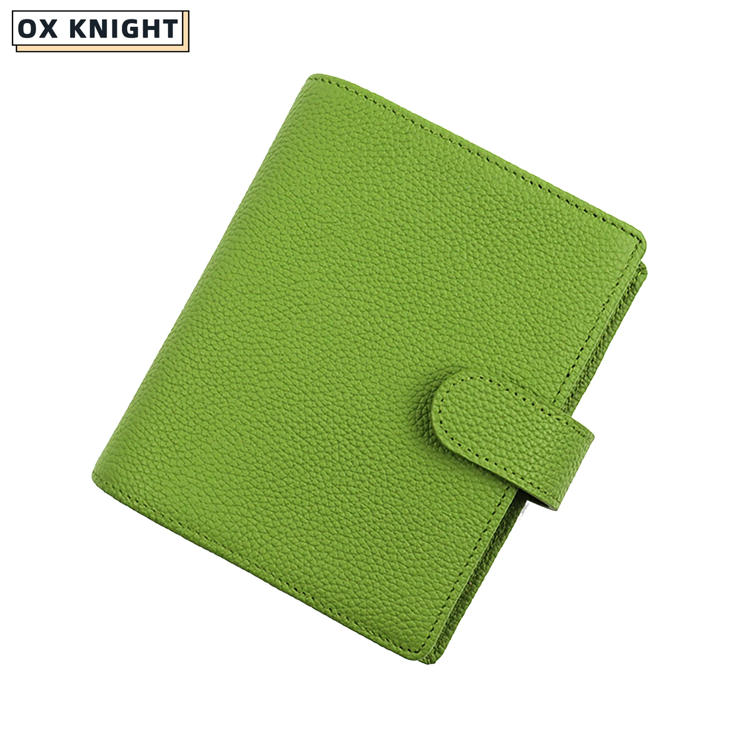 OX KNIGHT [Free Shipping] Regular Series Personal Size Rings Planner Pebbled Style Notebook Book Cover Diary Agenda Organizer