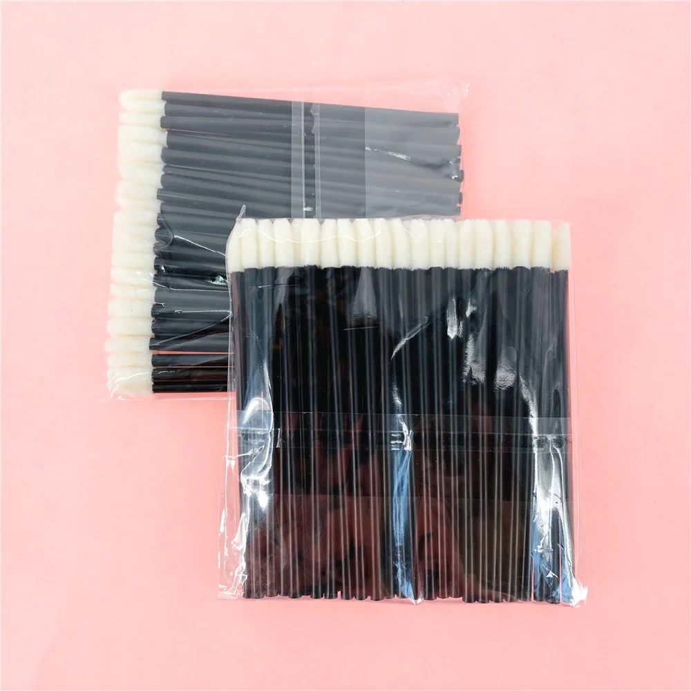 

100 PCS Disposable Lip Brush Women Accessories Wholesale Gloss Wands Applicator Perfect Best Make Up Tool Fashion Hot Pretty New