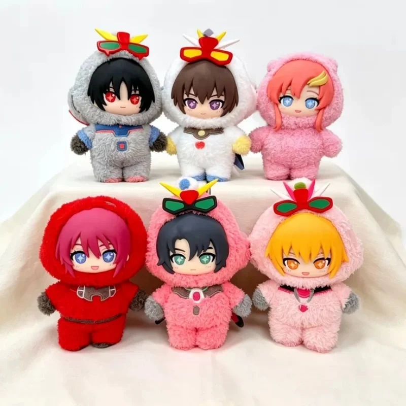 Фото Оригинальная коллекционная плюшевая кукла-сюрприз Bandai Mobile Suit Gundam Seed Destiny Sofubi Fluffy для взрослых коллекционеров №2