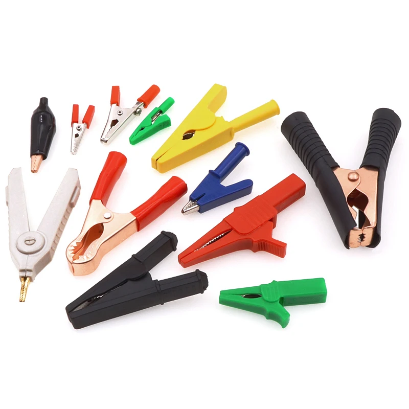 Зажим типа крокодил металлический зажим 55 мм 85 для вилки банан 4 с датчиком 10 А 30