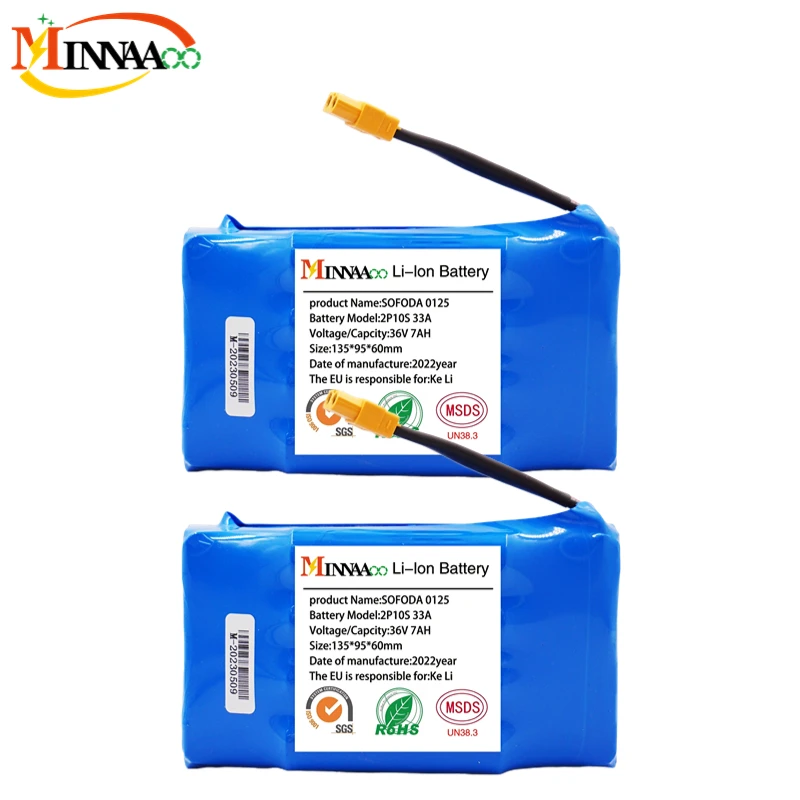 

36V 12A battery hoverboard rechargeable li-ion battery pack li-ion cell for electric self balance scooter hoverboard unicycle